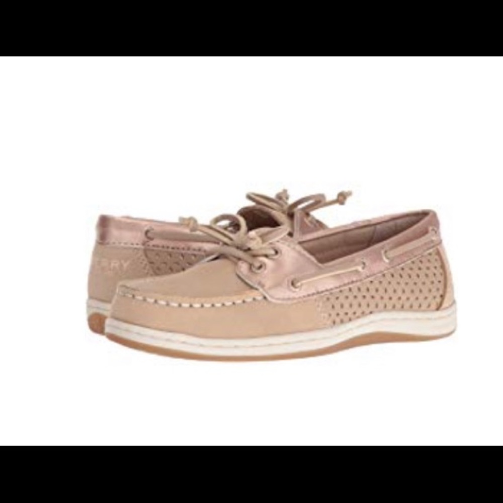 Sperry Kids Firefish Silver Cloud/Rose Gold